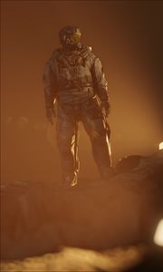 Preview wallpaper astronaut, spacesuit, fog, dark