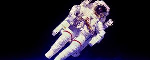 Preview wallpaper astronaut, weightlessness, space, atmosphere