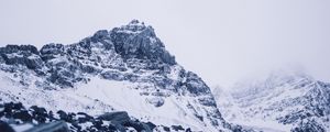 Preview wallpaper athabasca glacier, canada, mountains