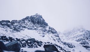 Preview wallpaper athabasca glacier, canada, mountains