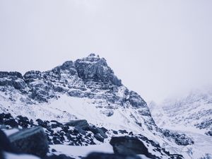 Preview wallpaper athabasca glacier, canada, mountains