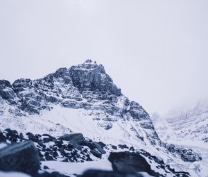 Preview wallpaper athabasca glacier, canada, mountains