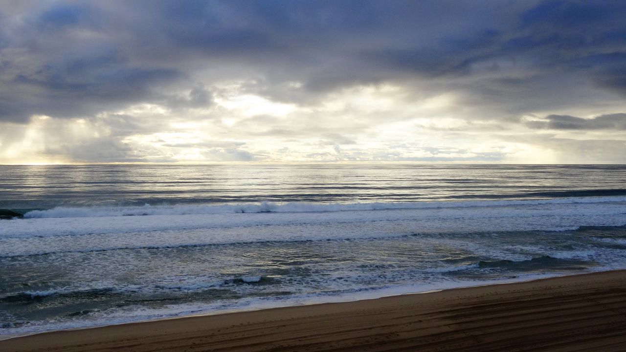 Wallpaper atlantic ocean, sand, beach, sky