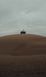 Preview wallpaper atv, desert, hill, sand