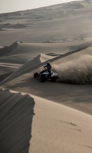 Preview wallpaper atv, desert, sands, dunes