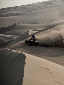 Preview wallpaper atv, desert, sands, dunes