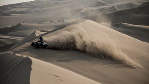 Preview wallpaper atv, desert, sands, dunes