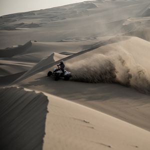 Preview wallpaper atv, desert, sands, dunes