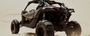 Preview wallpaper atv, desert, usa, flag