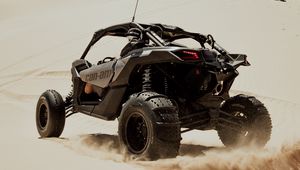 Preview wallpaper atv, desert, usa, flag