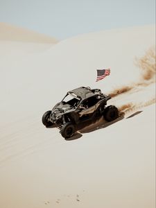 Preview wallpaper atv, wheels, desert, usa