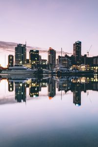 Preview wallpaper auckland, new zealand, port, yachts, buildings