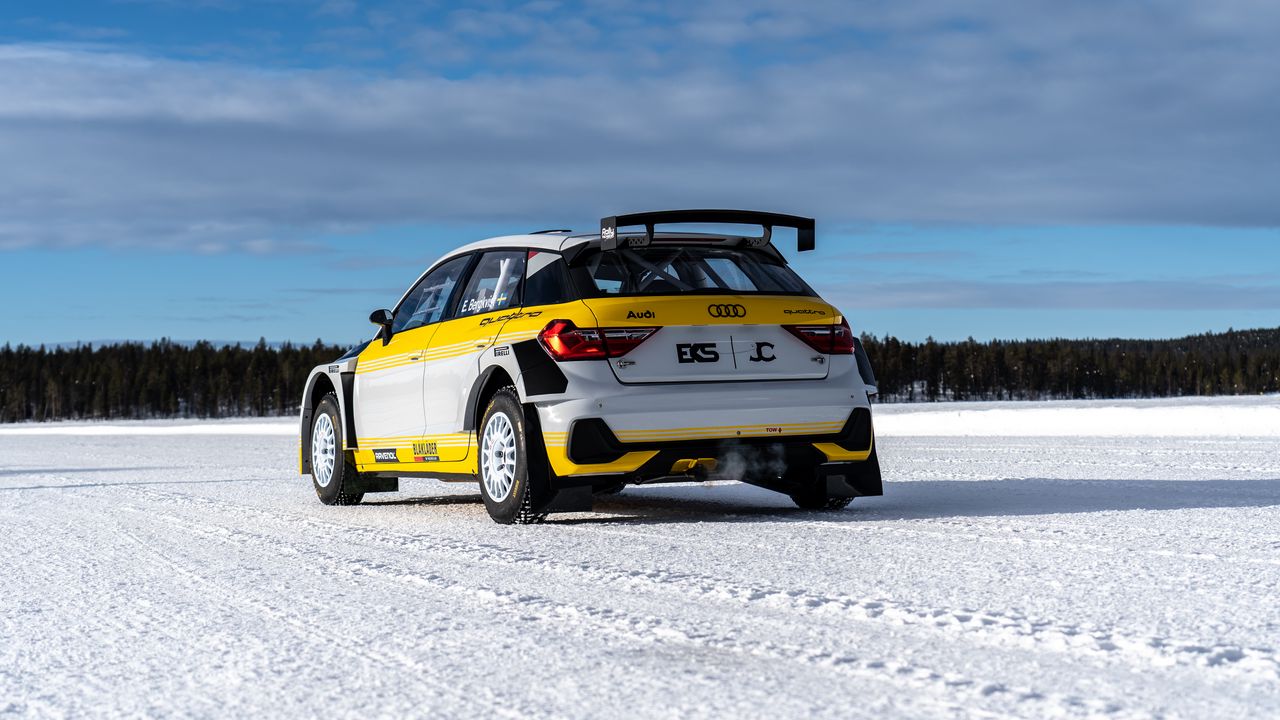 Wallpaper audi a1, audi, car, tuning, snow, race