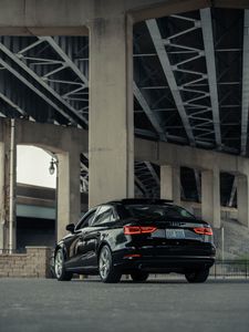 Preview wallpaper audi a3, audi, car, black