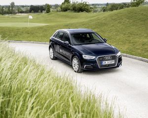 Preview wallpaper audi a3, audi, car, black, road