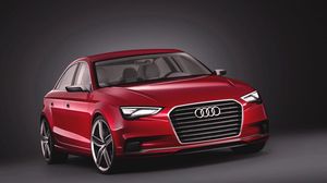 Preview wallpaper audi, a3, red, front view