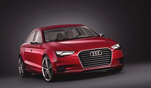 Preview wallpaper audi, a3, red, front view