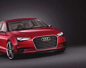 Preview wallpaper audi, a3, red, front view