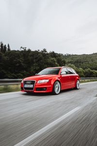 Preview wallpaper audi a4 allroad quattro, audi, car, side view, movement