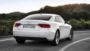 Preview wallpaper audi, a5, tdi, white, rear view