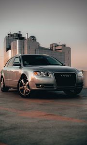 Preview wallpaper audi allroad, audi, car, suv, headlights