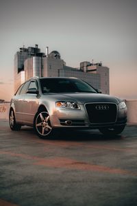 Preview wallpaper audi allroad, audi, car, suv, headlights