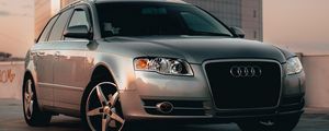 Preview wallpaper audi allroad, audi, car, suv, headlights