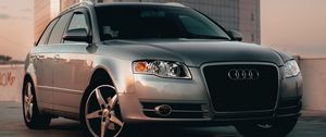 Preview wallpaper audi allroad, audi, car, suv, headlights