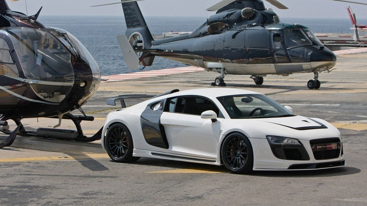 Wallpaper audi, auto, car, helicopter, style