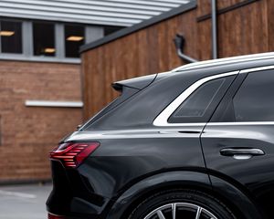 Preview wallpaper audi, car, black, side view