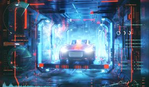 Preview wallpaper audi, car, energy, robot