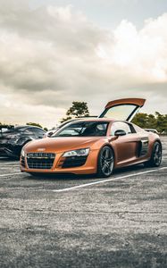 Preview wallpaper audi, car, sports car, front view