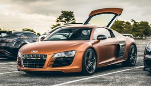 Preview wallpaper audi, car, sports car, front view