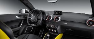 Preview wallpaper audi, car, steering wheel, salon, control