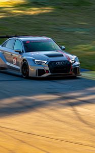 Preview wallpaper audi, car, tuning, speed, race