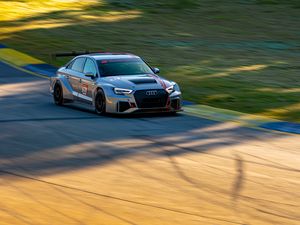 Preview wallpaper audi, car, tuning, speed, race