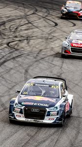 Preview wallpaper audi, car, tuning, race, track