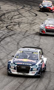 Preview wallpaper audi, car, tuning, race, track