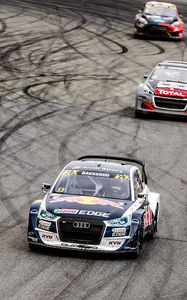 Preview wallpaper audi, car, tuning, race, track