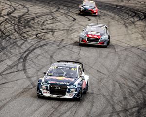 Preview wallpaper audi, car, tuning, race, track