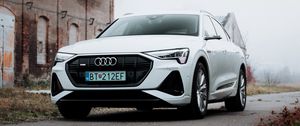 Preview wallpaper audi, car, white, front view