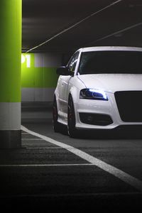 Preview wallpaper audi, lights, parking