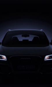 Preview wallpaper audi, q5, black, front view