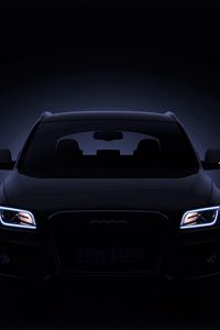 Preview wallpaper audi, q5, black, front view