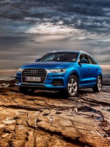 Preview wallpaper audi q5, suv, blue