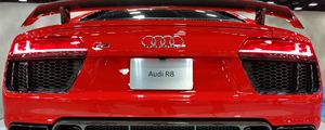 Preview wallpaper audi r8, audi, red, front view