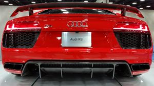Preview wallpaper audi r8, audi, red, front view