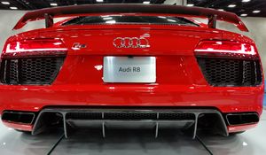 Preview wallpaper audi r8, audi, red, front view