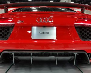 Preview wallpaper audi r8, audi, red, front view