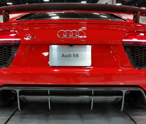 Preview wallpaper audi r8, audi, red, front view